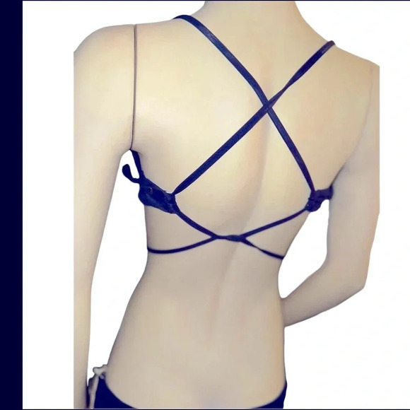 - Sperry Women's Blue Halter Bikini Set Size L 2 Piece Swimwear NWT - Picture 3 of 16